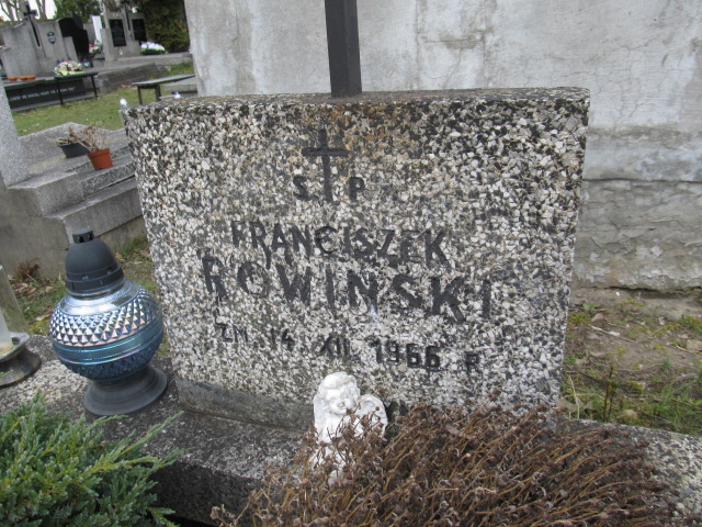 Franciszek Rowiński 1906 Piaseczno - Grobonet - Wyszukiwarka osób pochowanych