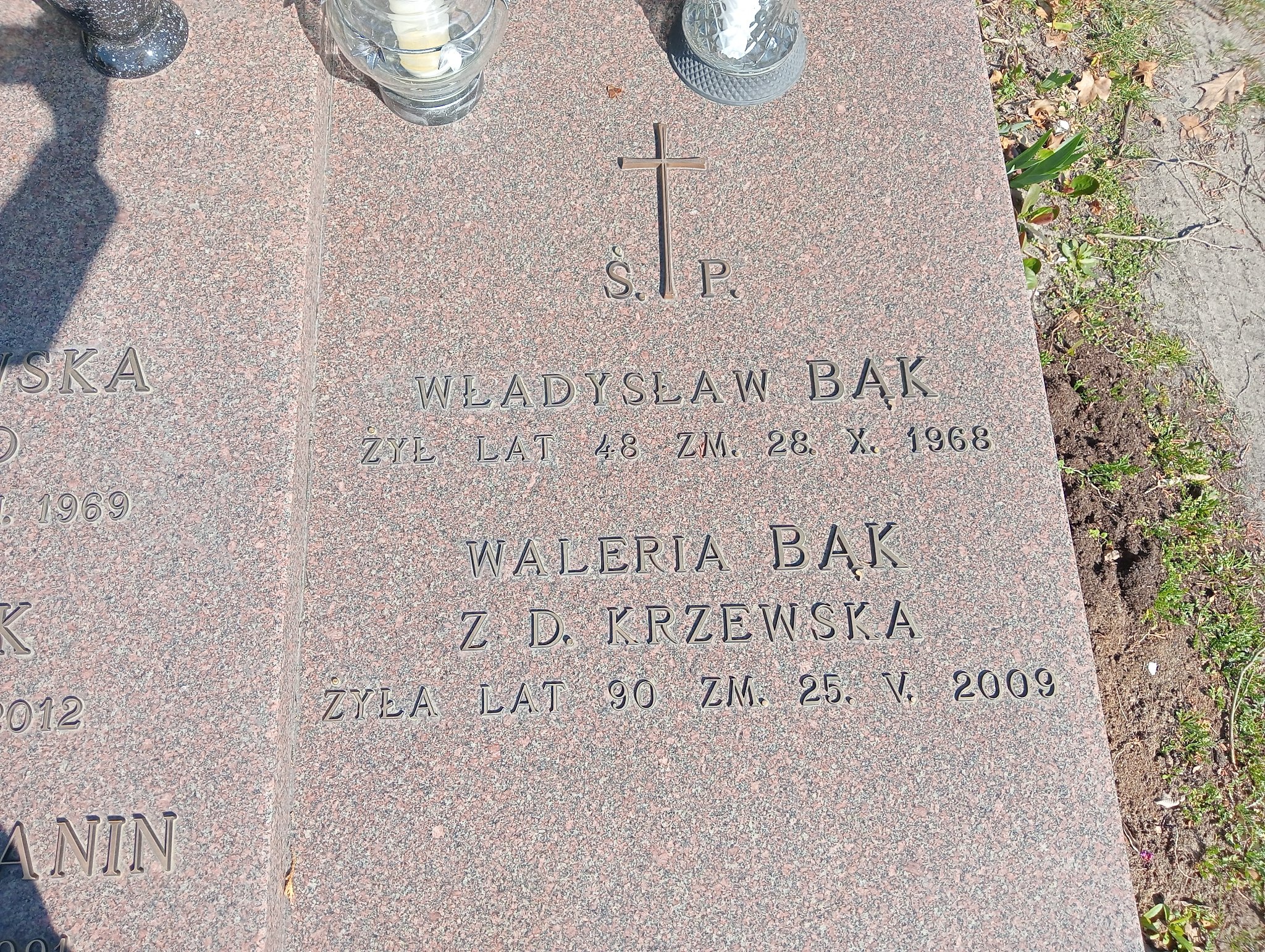 Grób Władysław Bąk