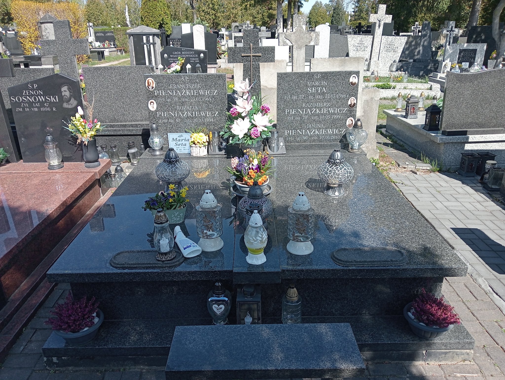 Grób Janina Pieniążkiewicz