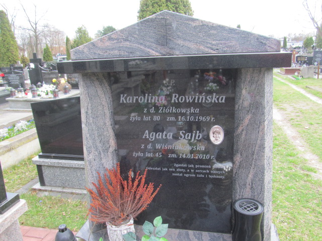 Karolina Rowińska 1889 Piaseczno - Grobonet - Wyszukiwarka osób pochowanych