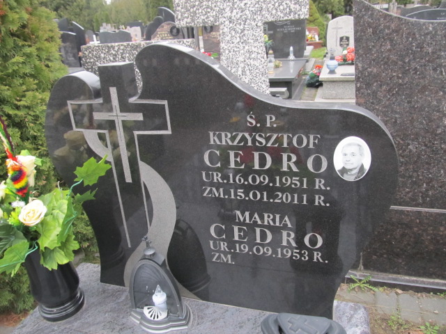 Krzysztof Cedro 1951 Piaseczno - Grobonet - Wyszukiwarka osób pochowanych