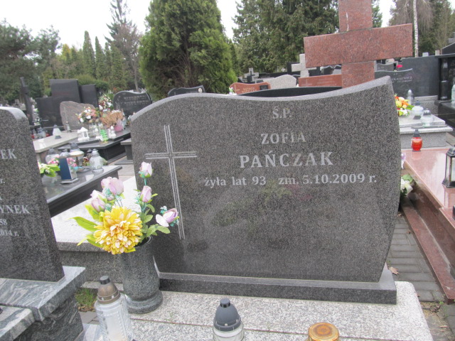 Zofia Pańczak 1916 Piaseczno - Grobonet - Wyszukiwarka osób pochowanych