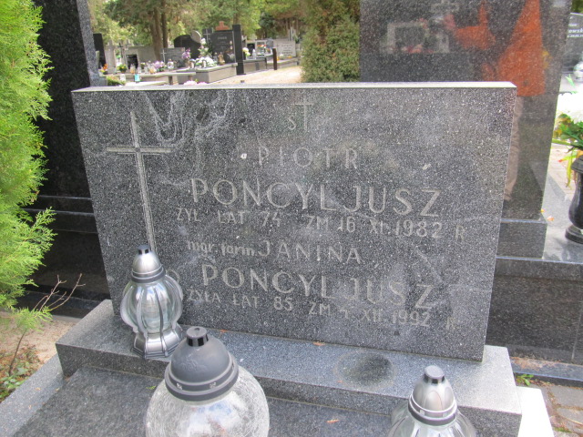 Piotr Poncyljusz 1908 Piaseczno - Grobonet - Wyszukiwarka osób pochowanych