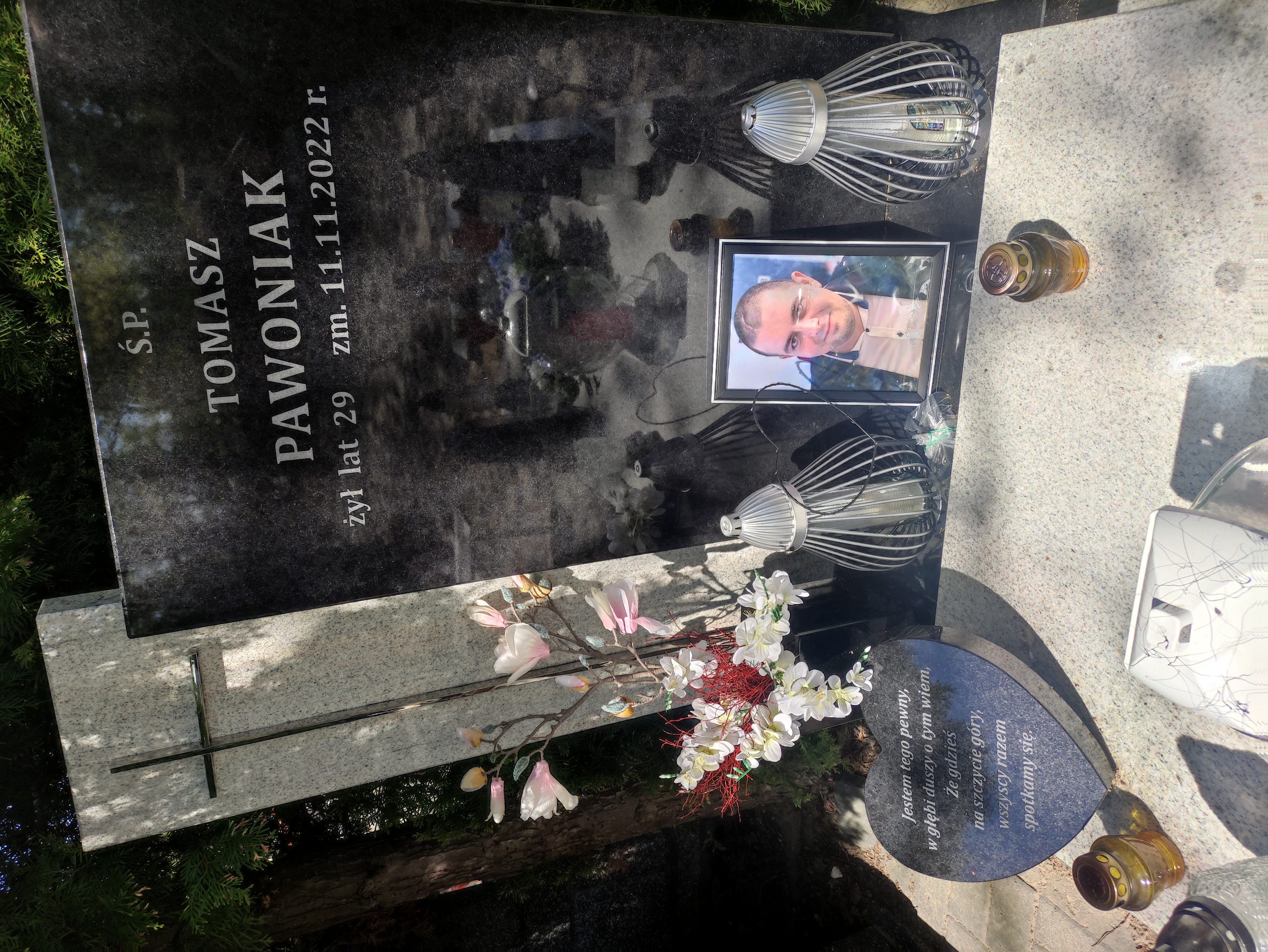 Tomasz Pawoniak 1992 Piaseczno - Grobonet - Wyszukiwarka osób pochowanych