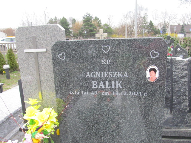 Agnieszka Balik 1972 Piaseczno - Grobonet - Wyszukiwarka osób pochowanych