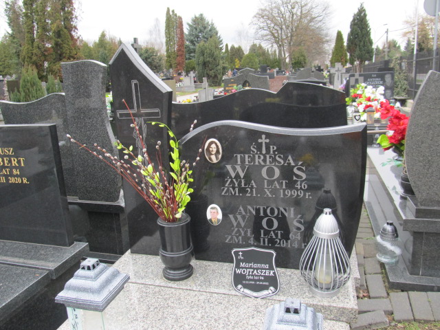 Teresa Woś 1953 Piaseczno - Grobonet - Wyszukiwarka osób pochowanych